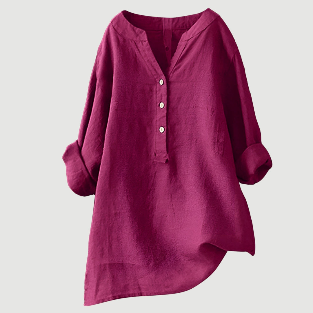 Freja™ – Chemise Aérée et Confortable avec Boutons