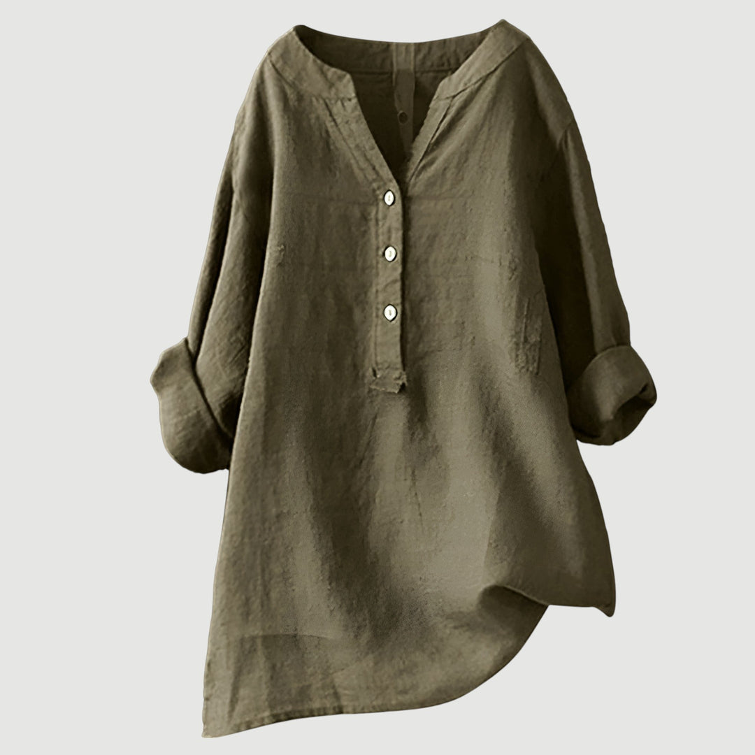 Freja™ – Chemise Aérée et Confortable avec Boutons