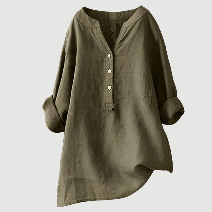 Freja™ – Chemise Aérée et Confortable avec Boutons