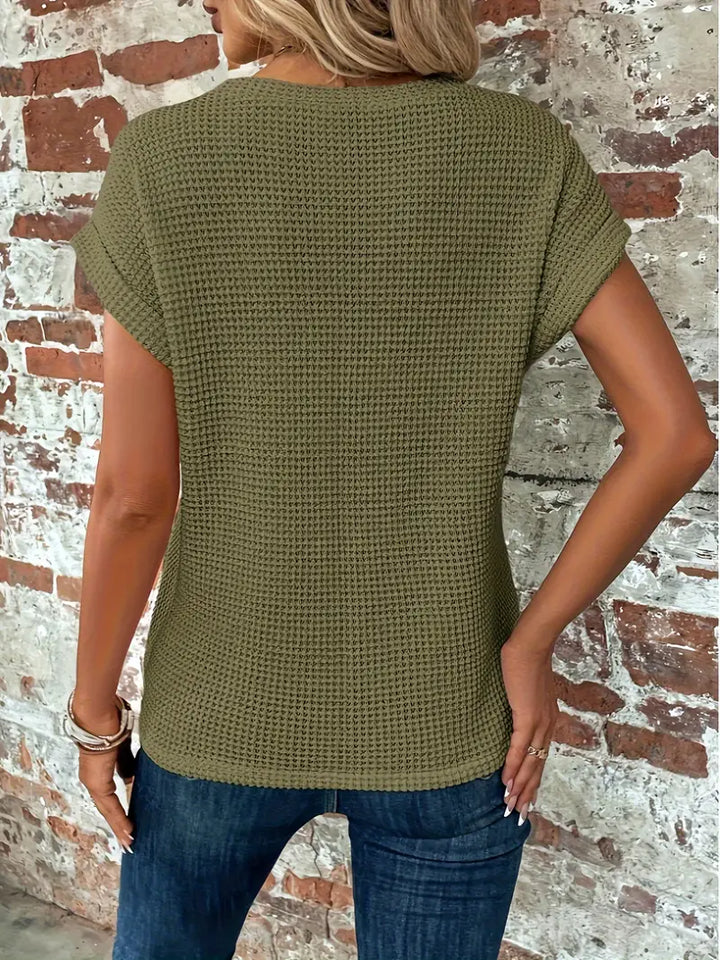 Gretel - T-shirt à coupe décontractée à manches courtes