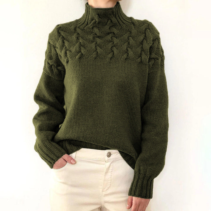 Madison™ - Pull Chic à Col Montant