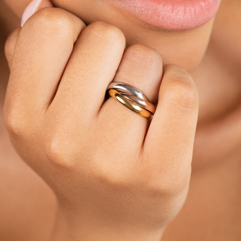 Bague Loop Tricolore