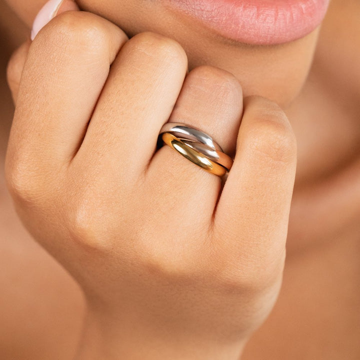 Bague Loop Tricolore