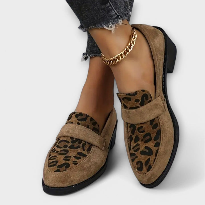 Chaussures Élégantes pour Femmes avec Imprimé Léopard