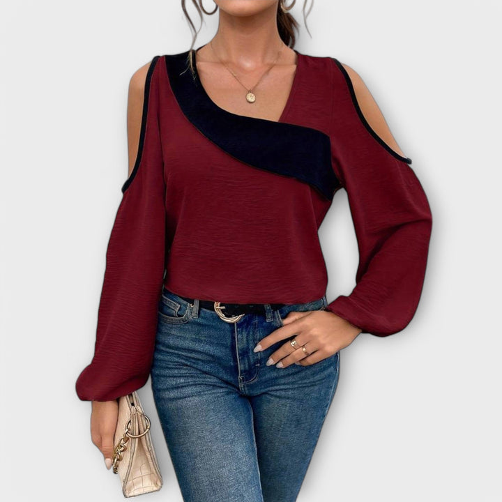 Blouse avec Décolleté Carré
