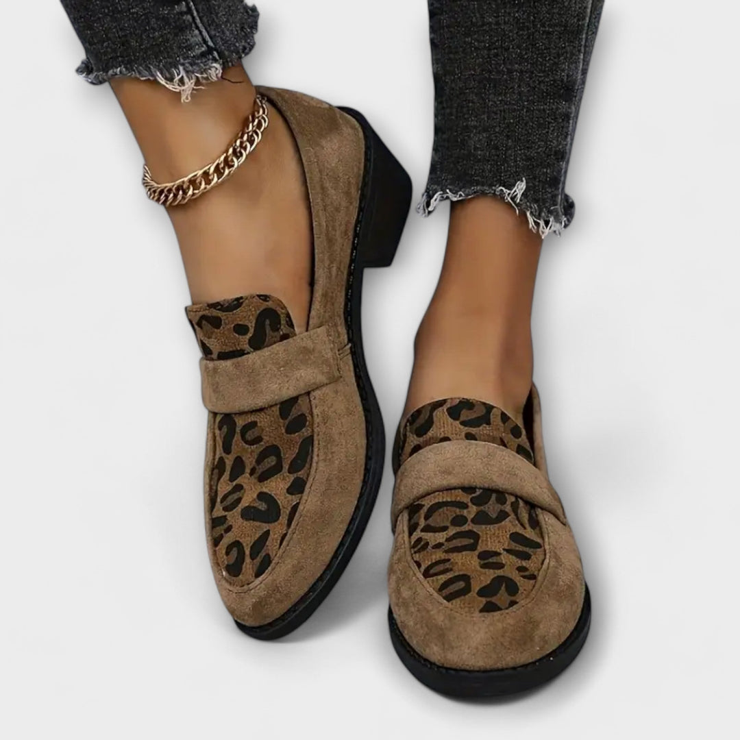 Chaussures Élégantes pour Femmes avec Imprimé Léopard