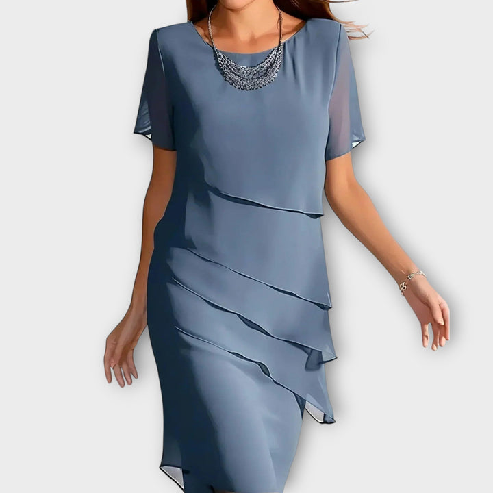 Harrieta Montréal™ | Robe élégante à étages qui lisse sans mouler
