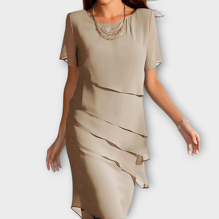 Harrieta Montréal™ | Robe élégante à étages qui lisse sans mouler