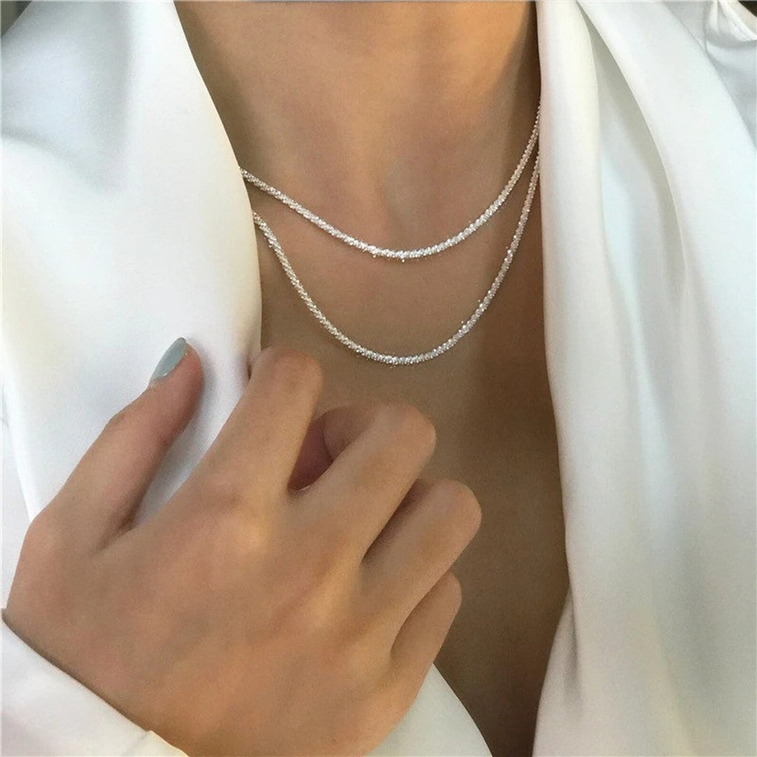 Ensemble de Collier en Argent Starlight
