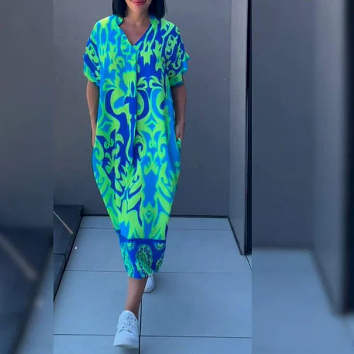 Gabriella – Robe Florale Flatteuse