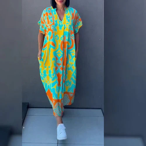 Gabriella – Robe Florale Flatteuse