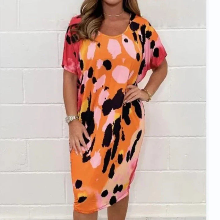 Louisa™ - Robe Décontractée Ample à Imprimé Léopard