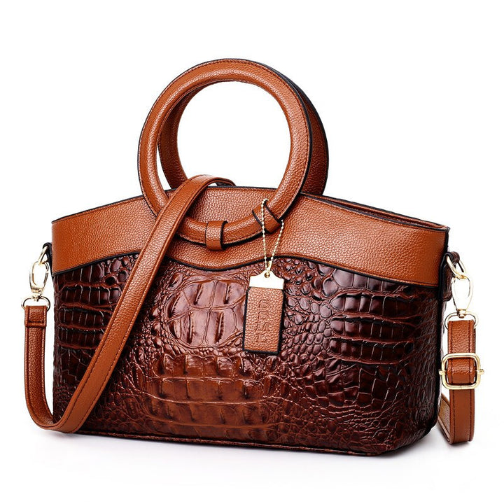 Oriana - Sac à main crocodile à dégradé rétro