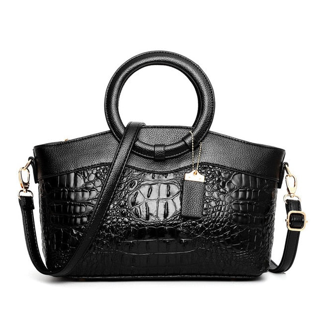 Oriana - Sac à main crocodile à dégradé rétro