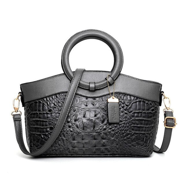 Oriana - Sac à main crocodile à dégradé rétro