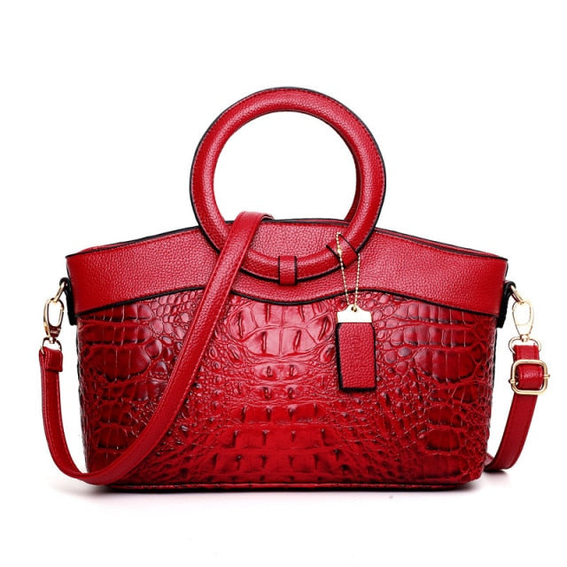 Oriana - Sac à main crocodile à dégradé rétro