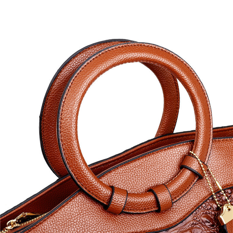 Oriana - Sac à main crocodile à dégradé rétro