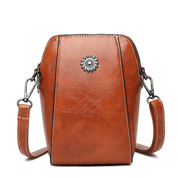 Vienne - Mini Sac à Main Compact de Couleur Unie