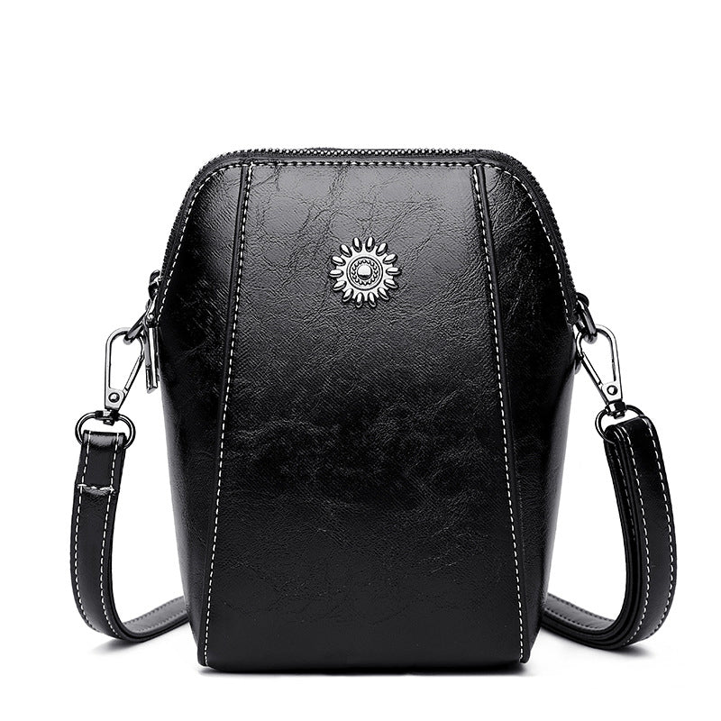 Vienne - Mini Sac à Main Compact de Couleur Unie
