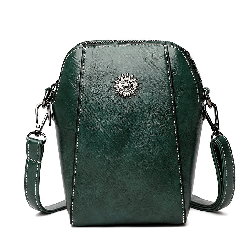 Vienne - Mini Sac à Main Compact de Couleur Unie