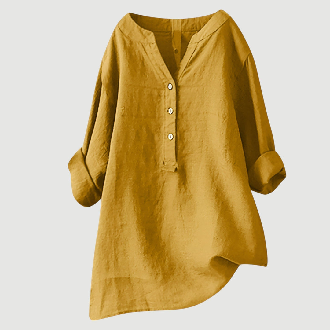 Freja™ – Chemise Aérée et Confortable avec Boutons