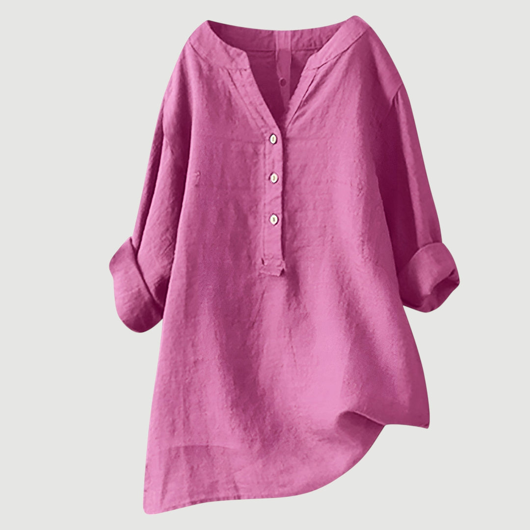 Freja™ – Chemise Aérée et Confortable avec Boutons